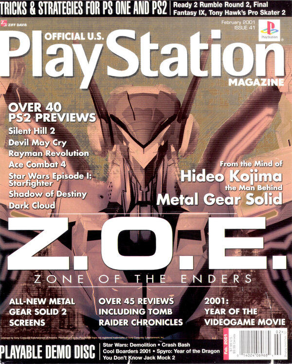 Official U.S. PlayStation Magazine Issue 041 (February 2001) cover